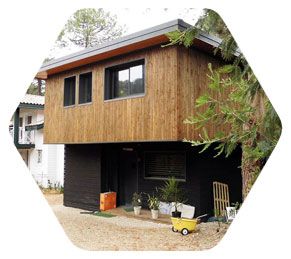Exemple de maison écologique en bois